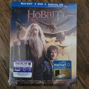 THE HOBBIT BLU-RAY, DVD & EXCLUSIVE JOURNAL - BRAND NEW IN PACKAGE